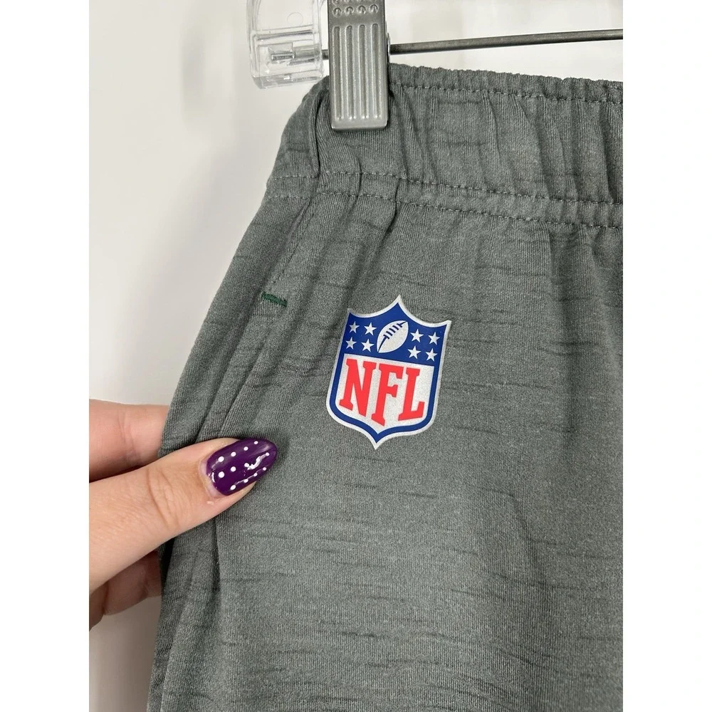 New‎ York Jets Nike Dri Fit On Field Joggers Sweatpants Tapered Grey Mens Large